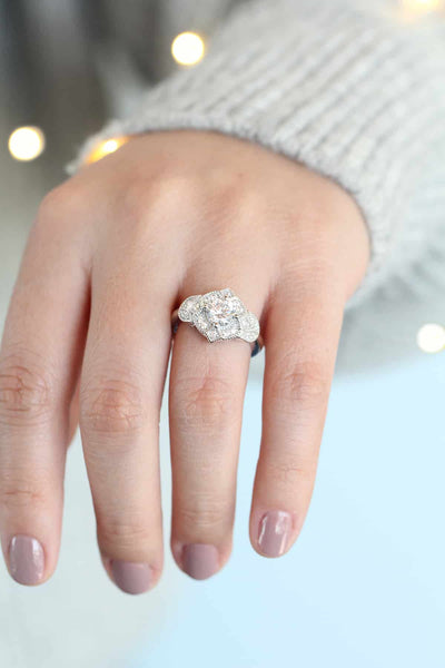Charleston Vintage Engagement Ring