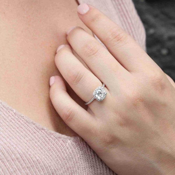 Venetian Stackable Engagement Ring